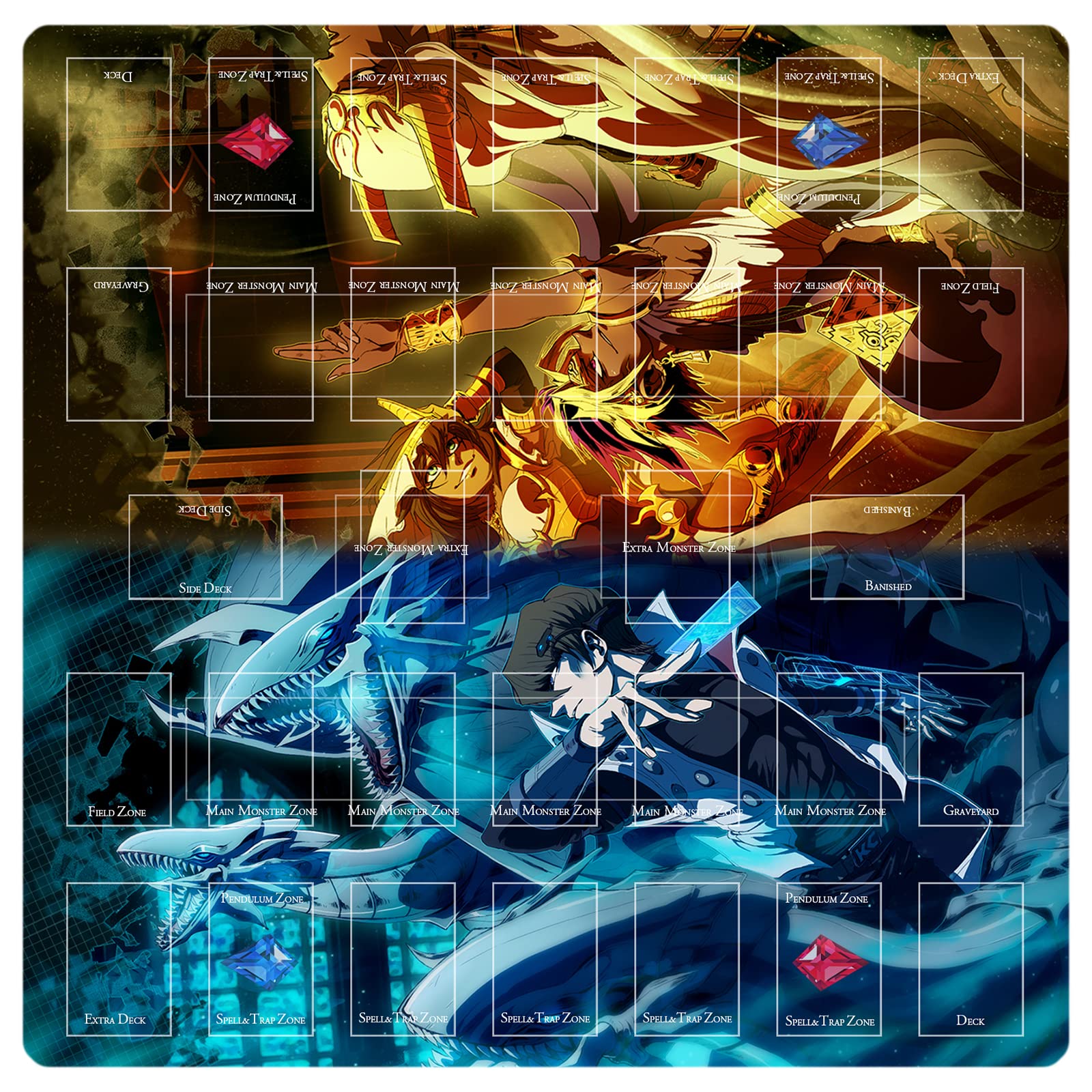 プレイマット(ラバーマット)　ウィングガンダム　サイズ　60×35cm　輸入品 L*O様 プレイマット ラバーマット ラクス・クライン サイズ 60